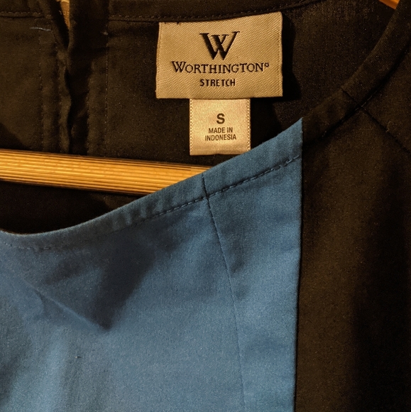 Worthington size Small colorblock blouse - Picture 2 of 8